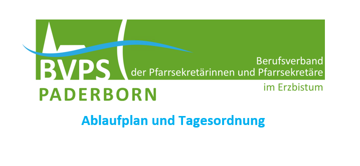 Kleiner PS-Tag am 6. September in St. Peter und Paul, Hamm. Ablaufplan und Tagesordnung der Mitgliederversammlung